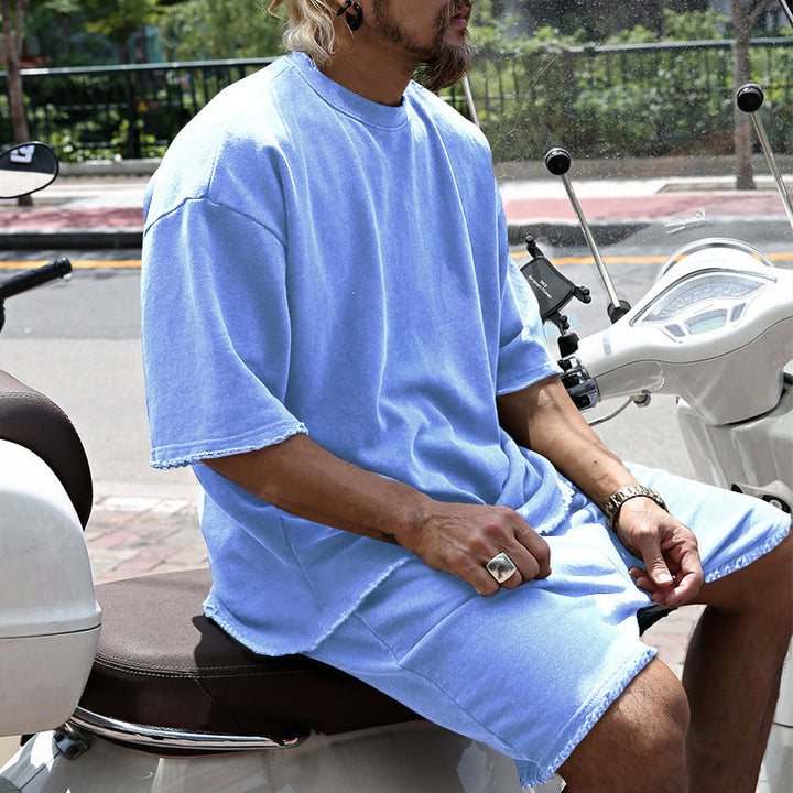 Bestien - Casual Short Sleeve Two Piece Set