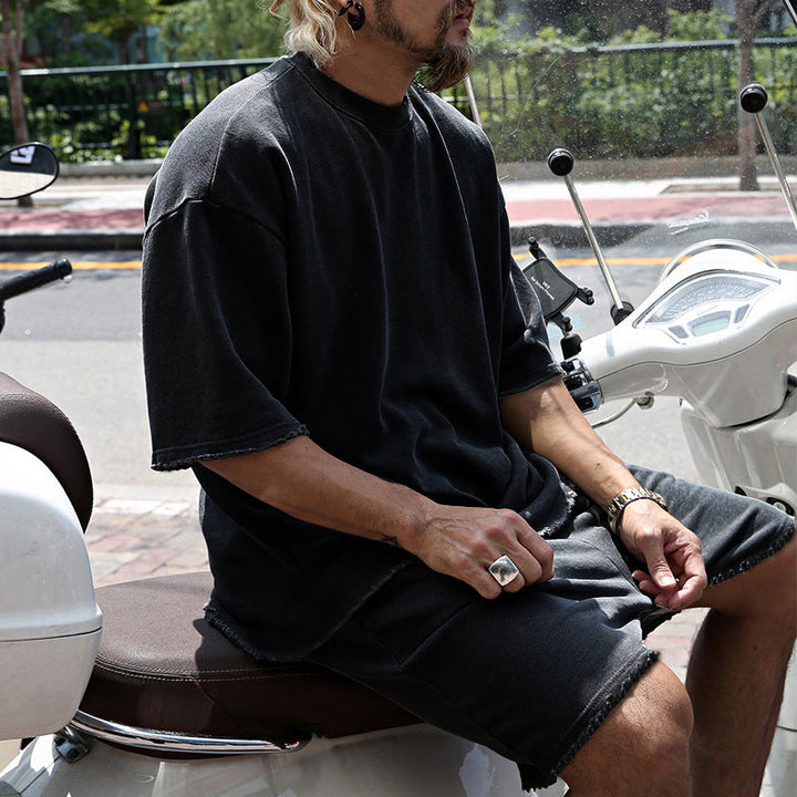 Bestien - Casual Short Sleeve Two Piece Set