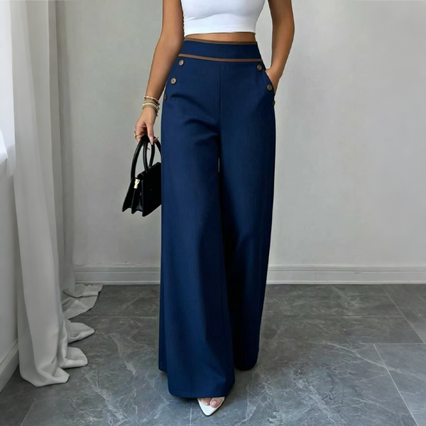 Viktorana - High Waisted Wide Leg Pant
