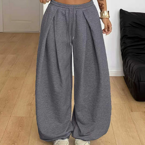 Sabrisa - Pleated Wide Sweat Pant