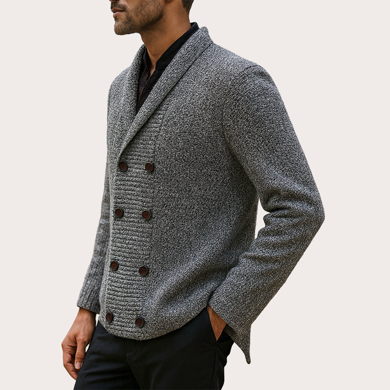 Aurerard - Double Breasted Knit Cardigan