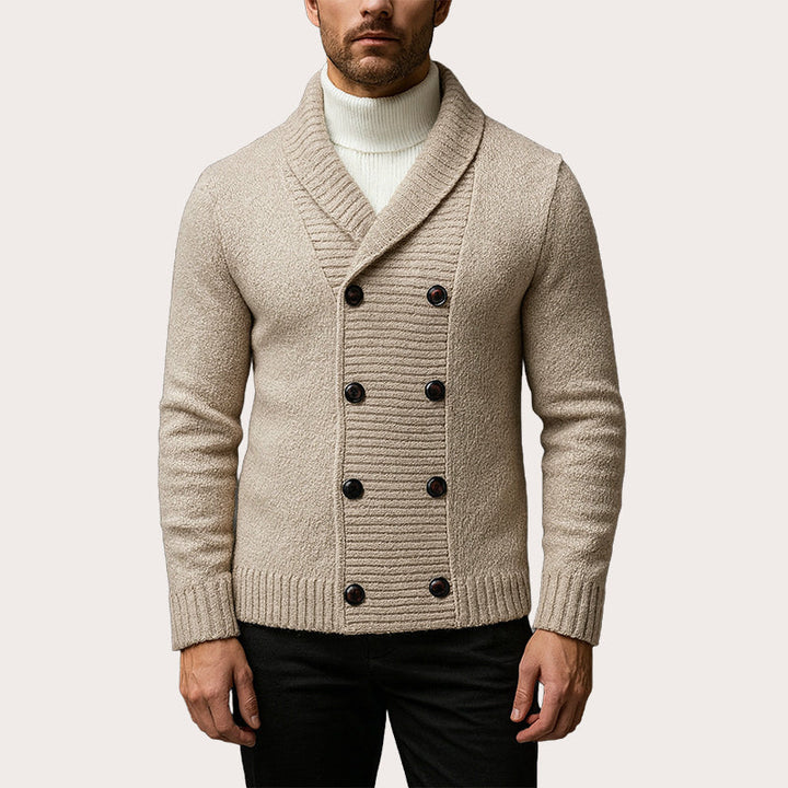 Aurerard - Double Breasted Knit Cardigan