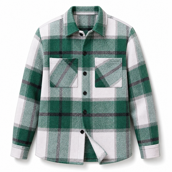 Fabenaw - Long Sleeve Button-Up Shirt