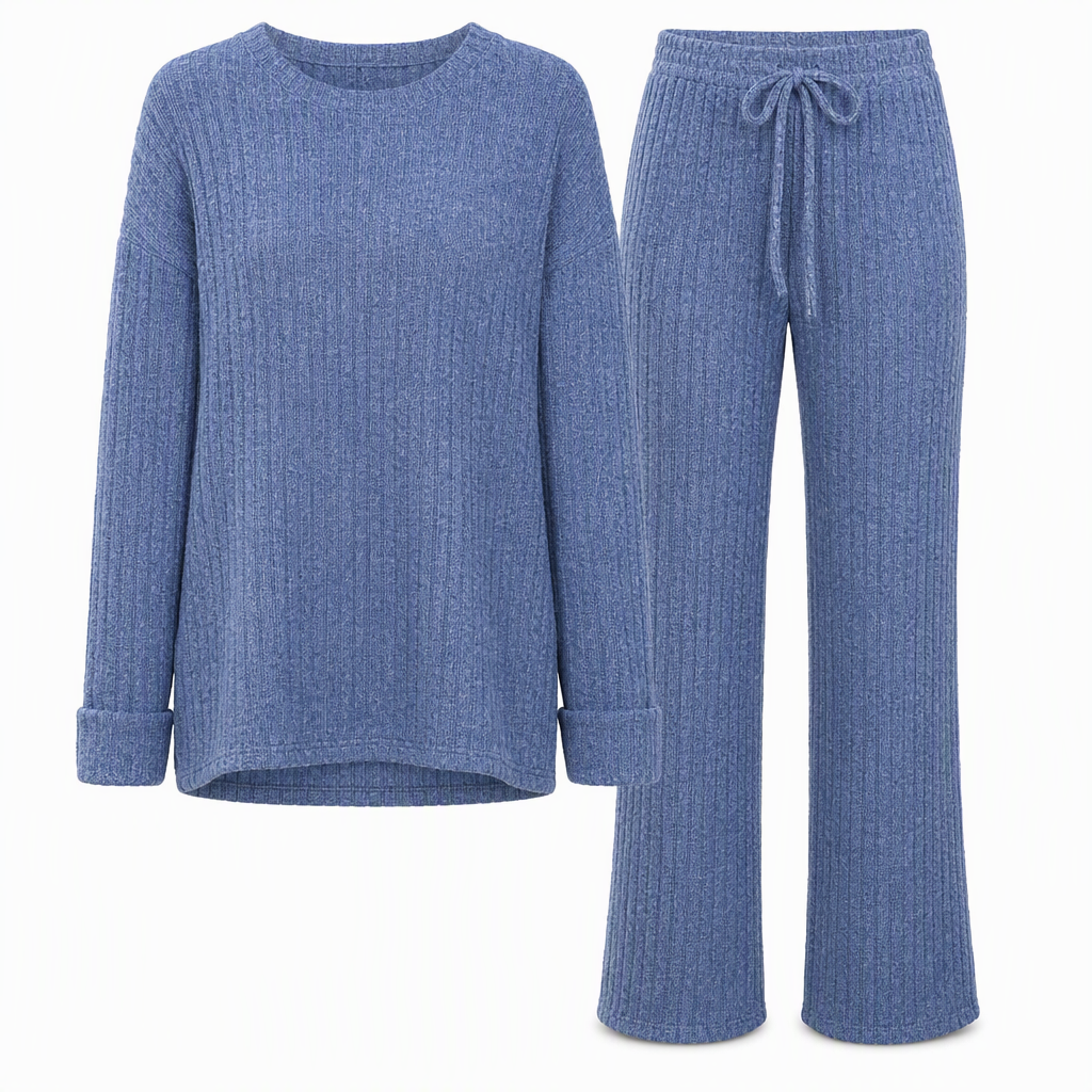 Miraosuya - Sporty Striped Two-Piece Set