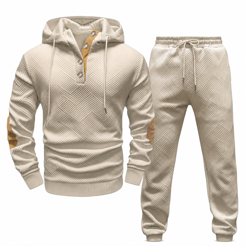 Raimena - Two Piece Jacquard Tracksuit Set