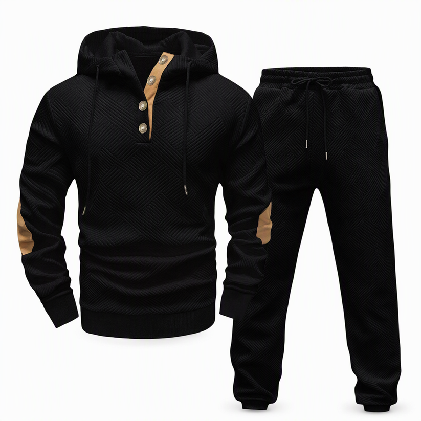 Raimena - Two Piece Jacquard Tracksuit Set