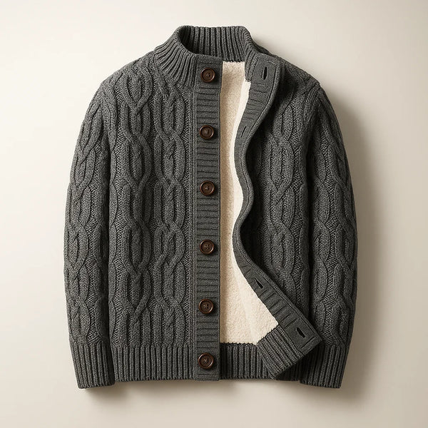 Aljaz - Knitted Wool Cardigan
