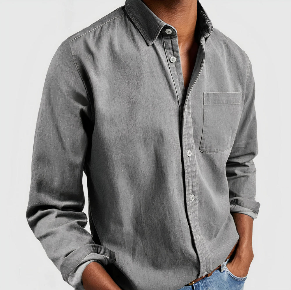 Juozapas - Versatile Cotton Shirt For Summer