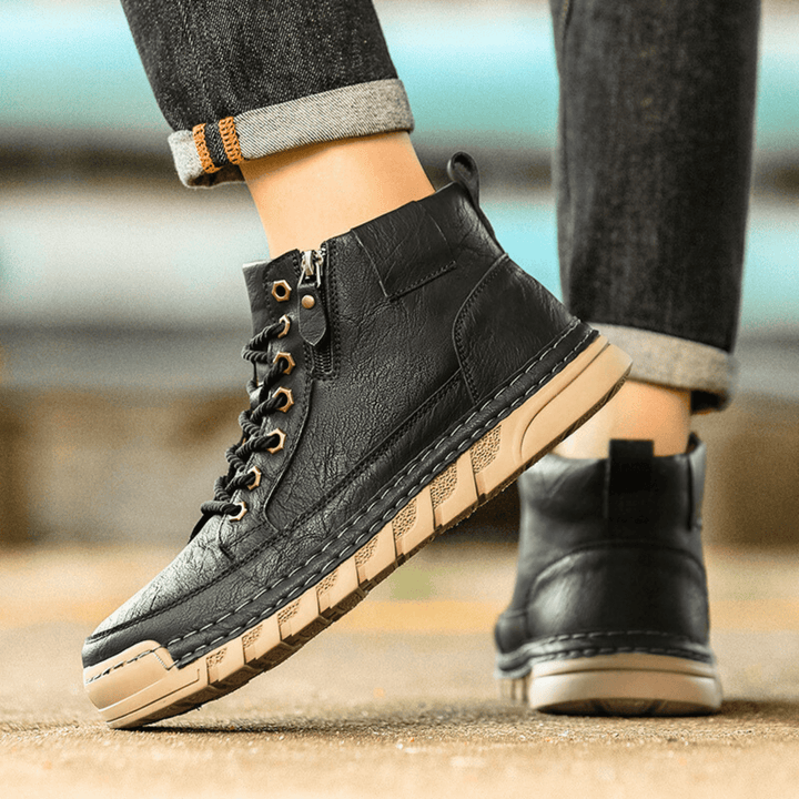Buffon - Premium Leather Urban Ankle Boots