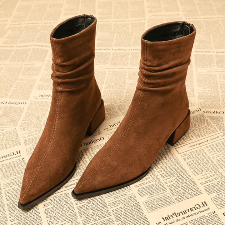 Fidalgo - Ankle Boot With Back Zipper