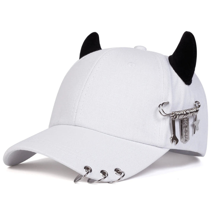 Gonzalez - Adjustable Cow Horn Peaked Cap