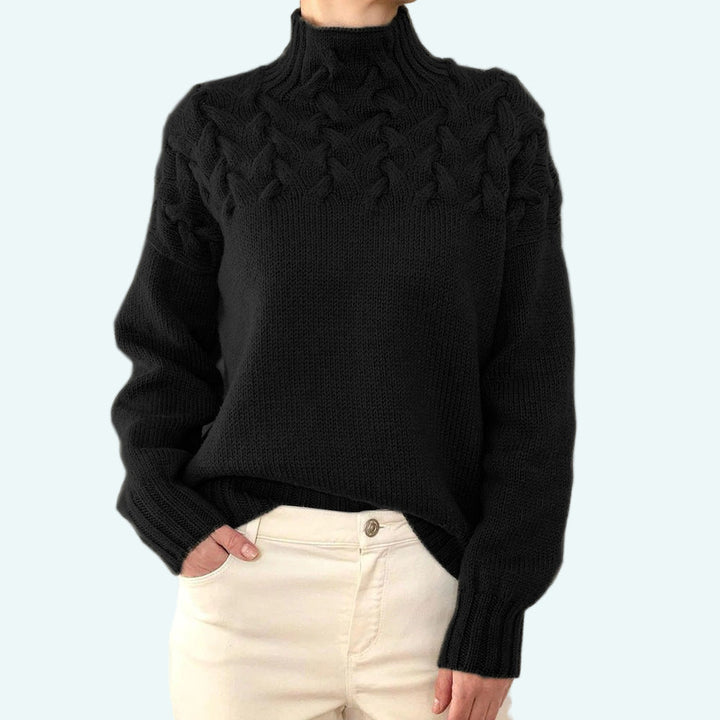 Farrah - Elegant Knitted Turtleneck Sweater